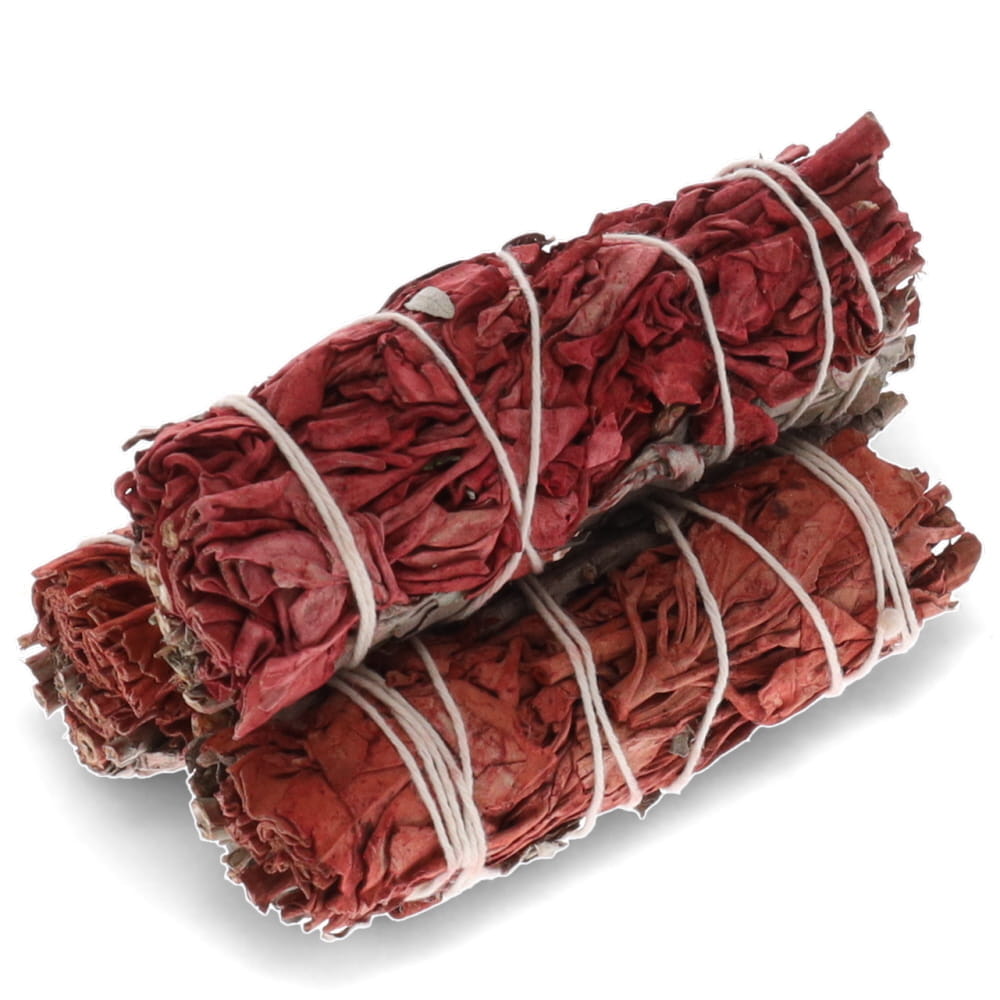 White Sage & Dragon’s Blood Smudge Stick – Deep Spiritual Cleansing, Protection & Manifestation