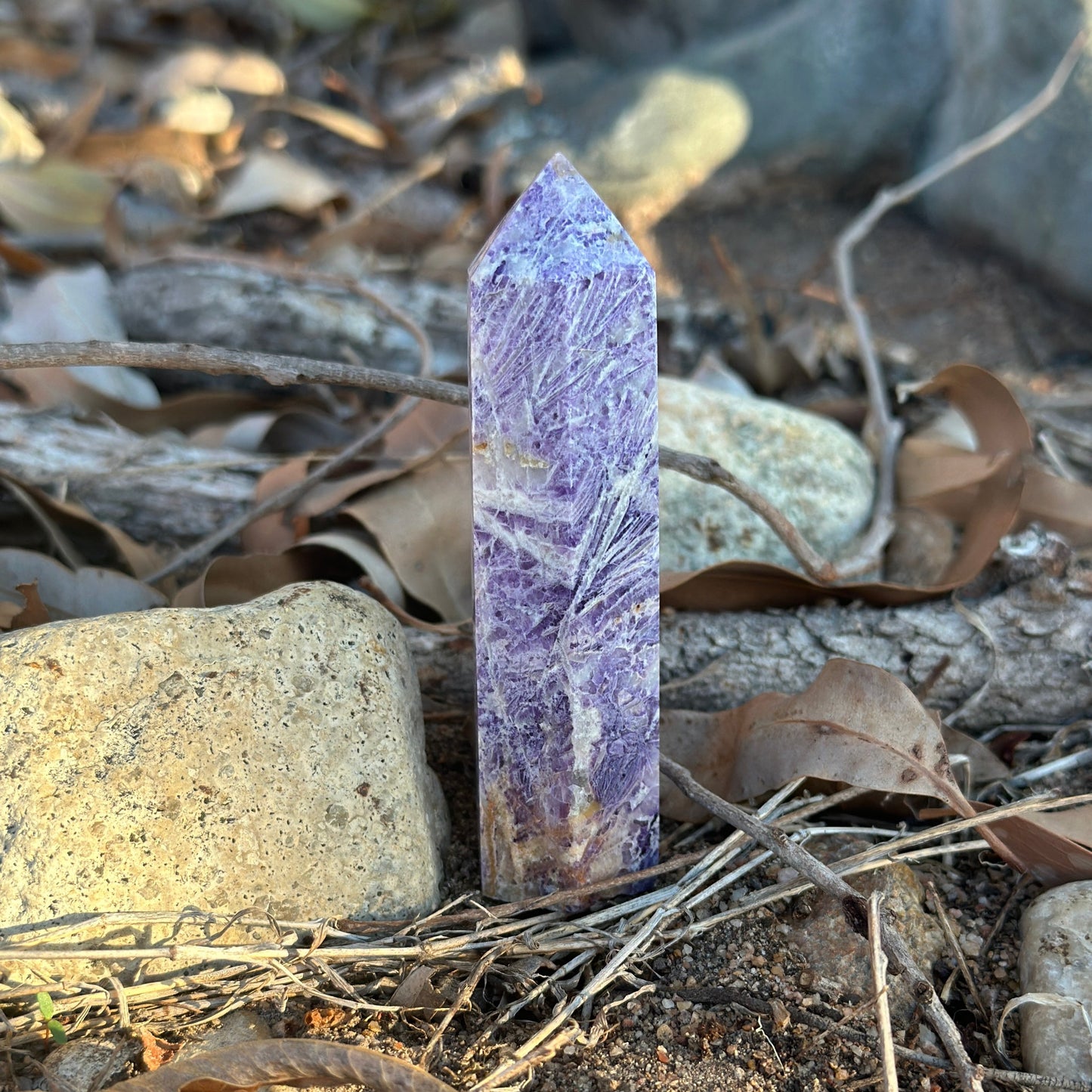 Tiffany Stone Tower – Clarity, Emotional Healing, & Spiritual Growth
