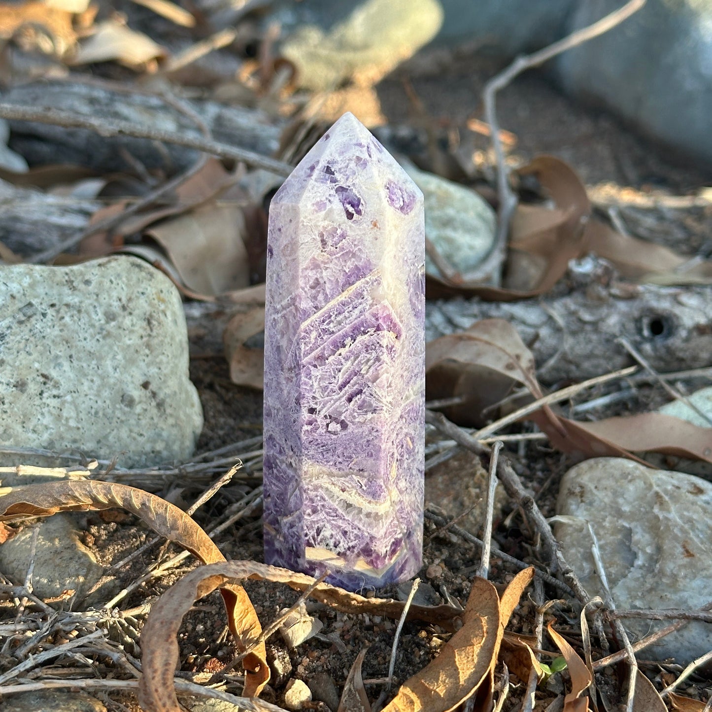 Tiffany Stone Tower – Clarity, Emotional Healing, & Spiritual Growth
