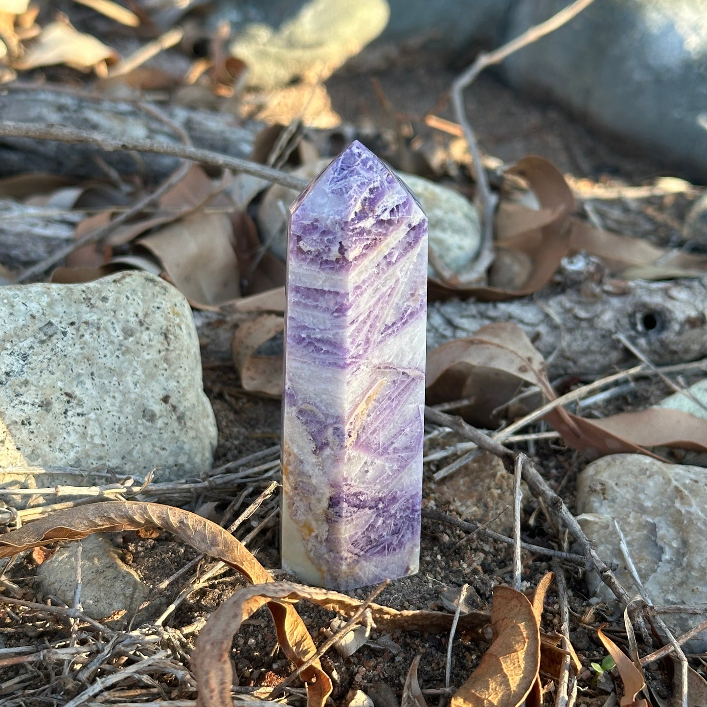 Tiffany Stone Tower – Clarity, Emotional Healing, & Spiritual Growth