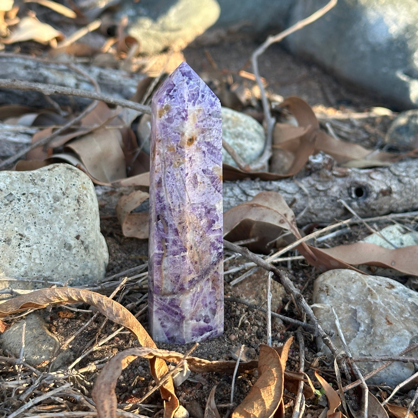 Tiffany Stone Tower – Clarity, Emotional Healing, & Spiritual Growth