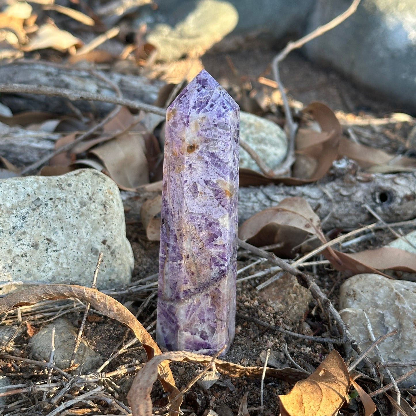 Tiffany Stone Tower – Clarity, Emotional Healing, & Spiritual Growth