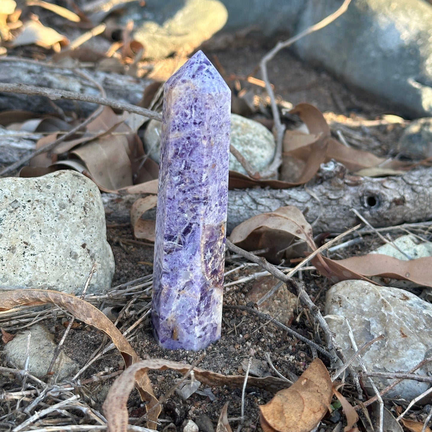 Tiffany Stone Tower – Clarity, Emotional Healing, & Spiritual Growth