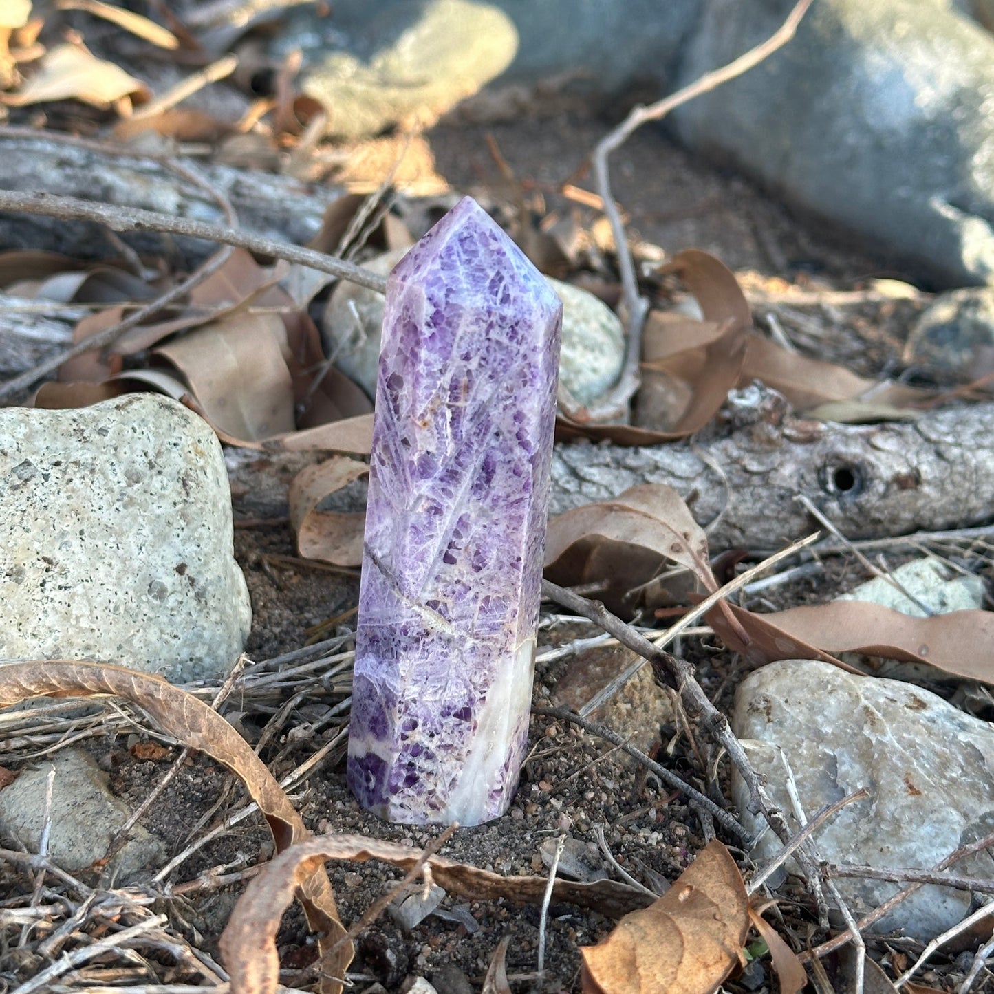 Tiffany Stone Tower – Clarity, Emotional Healing, & Spiritual Growth