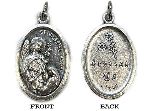 Archangel Gabriel Religious Medal 22mm