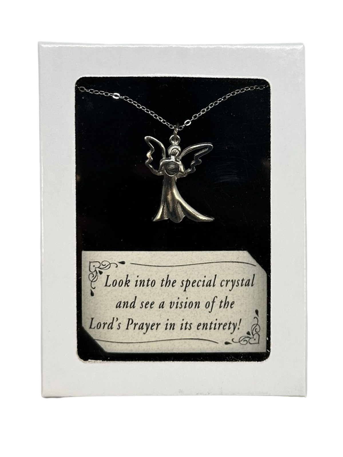 Angel Vision Pendant - with the Lords' Prayer