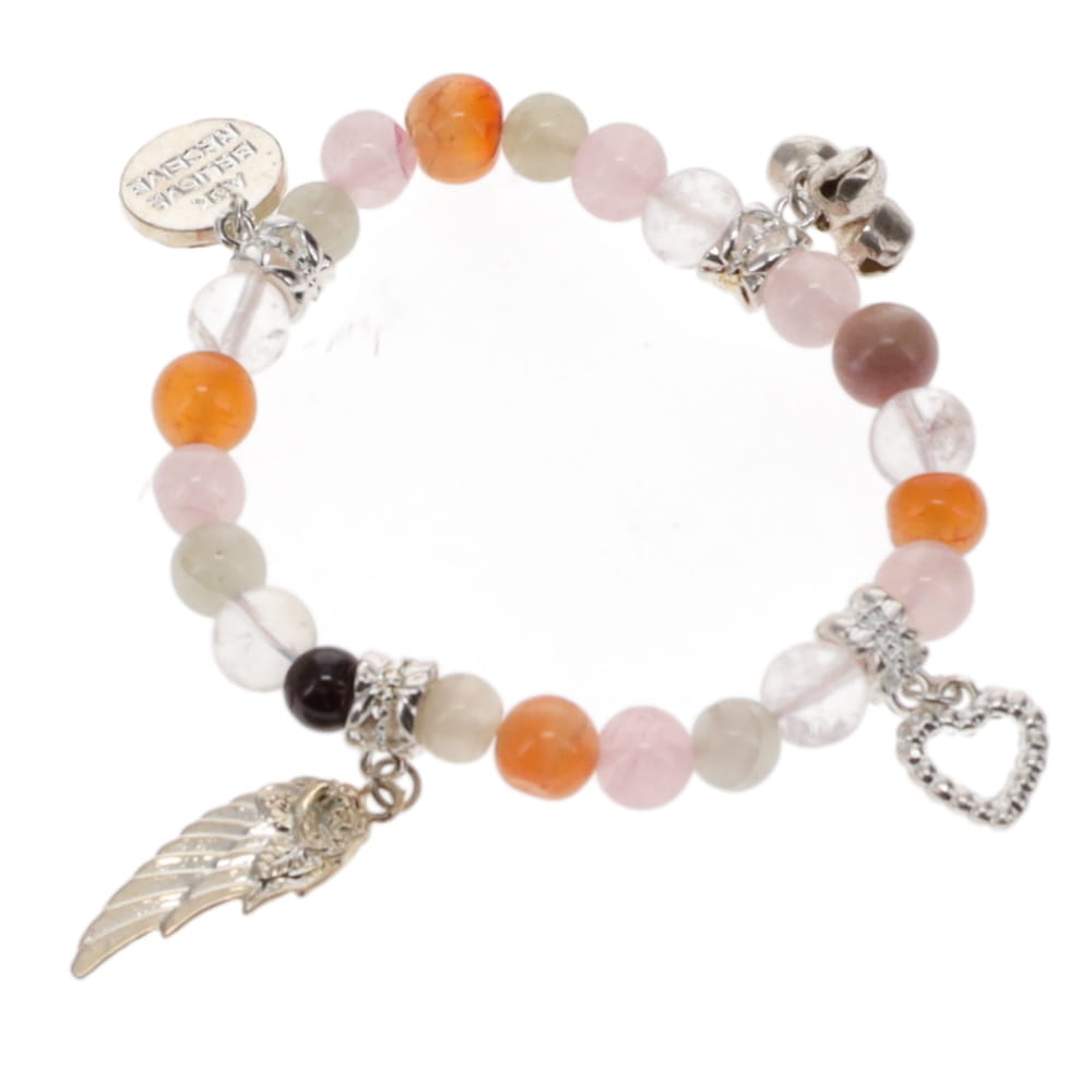 Affirmation Crystal Love Bracelet with Charms