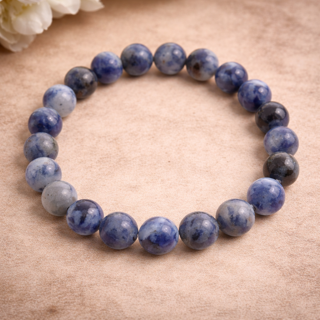 Blue Spot Jasper Bracelet 8mm