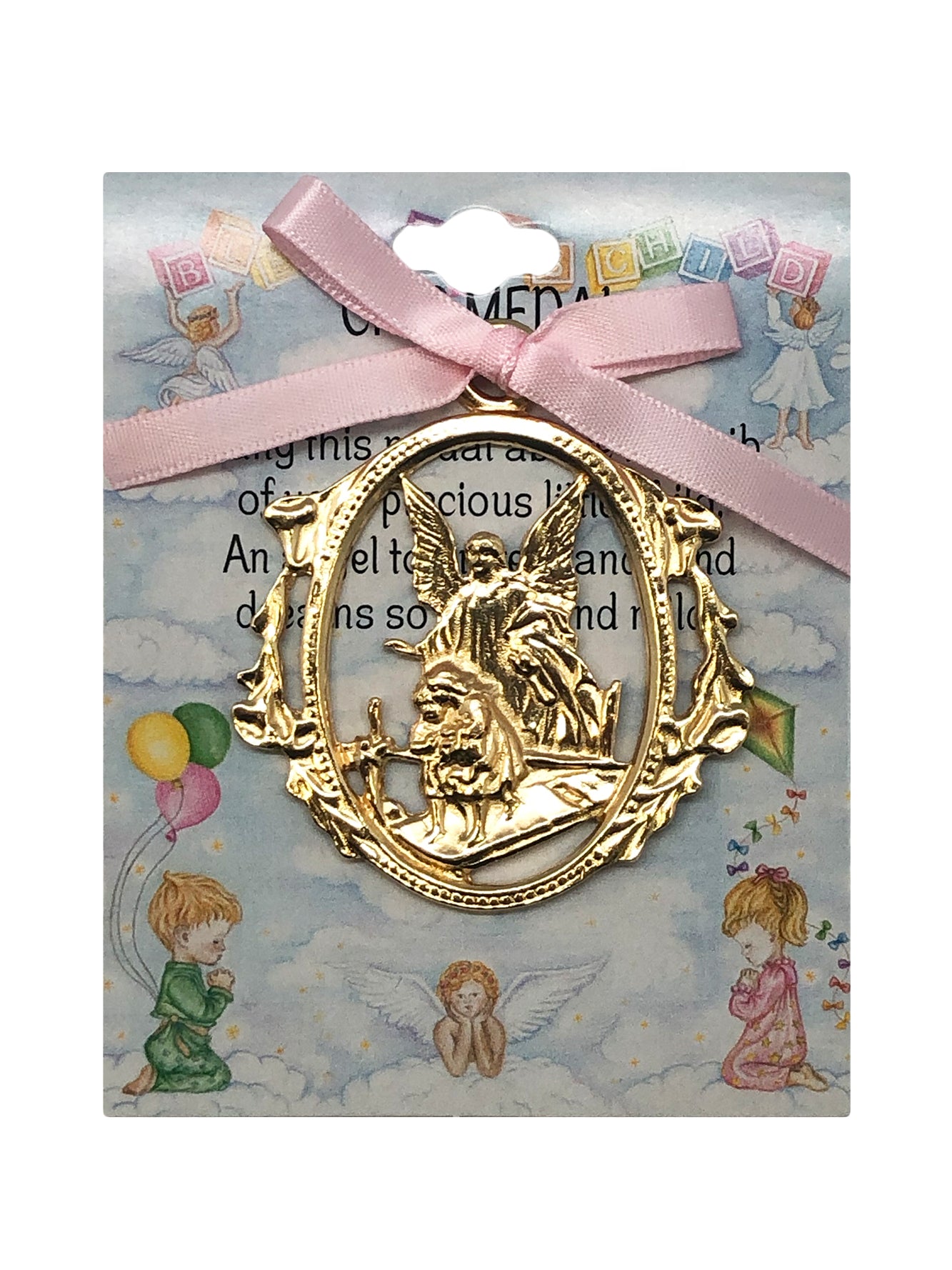 Guardian Angel Cot Medallion