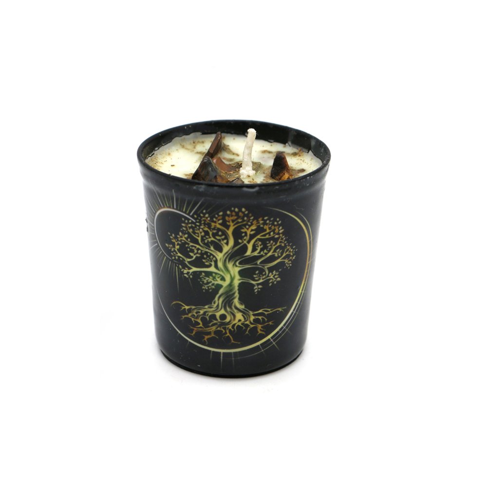 Golden Tree of Life Votive 5cm x 5.5cm