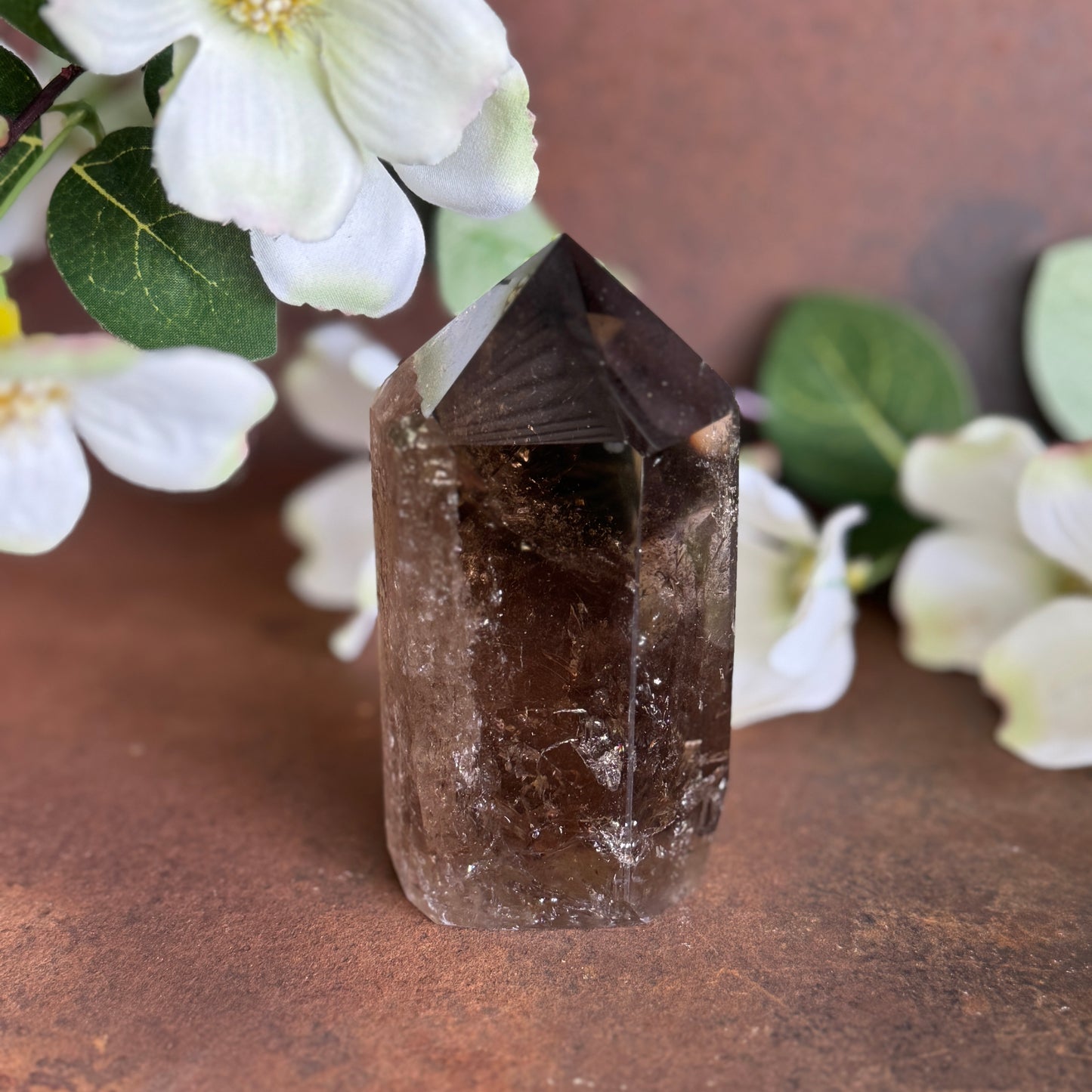 Smoky Quartz Tower – Crystal of Grounding, Protection & Emotional Healing