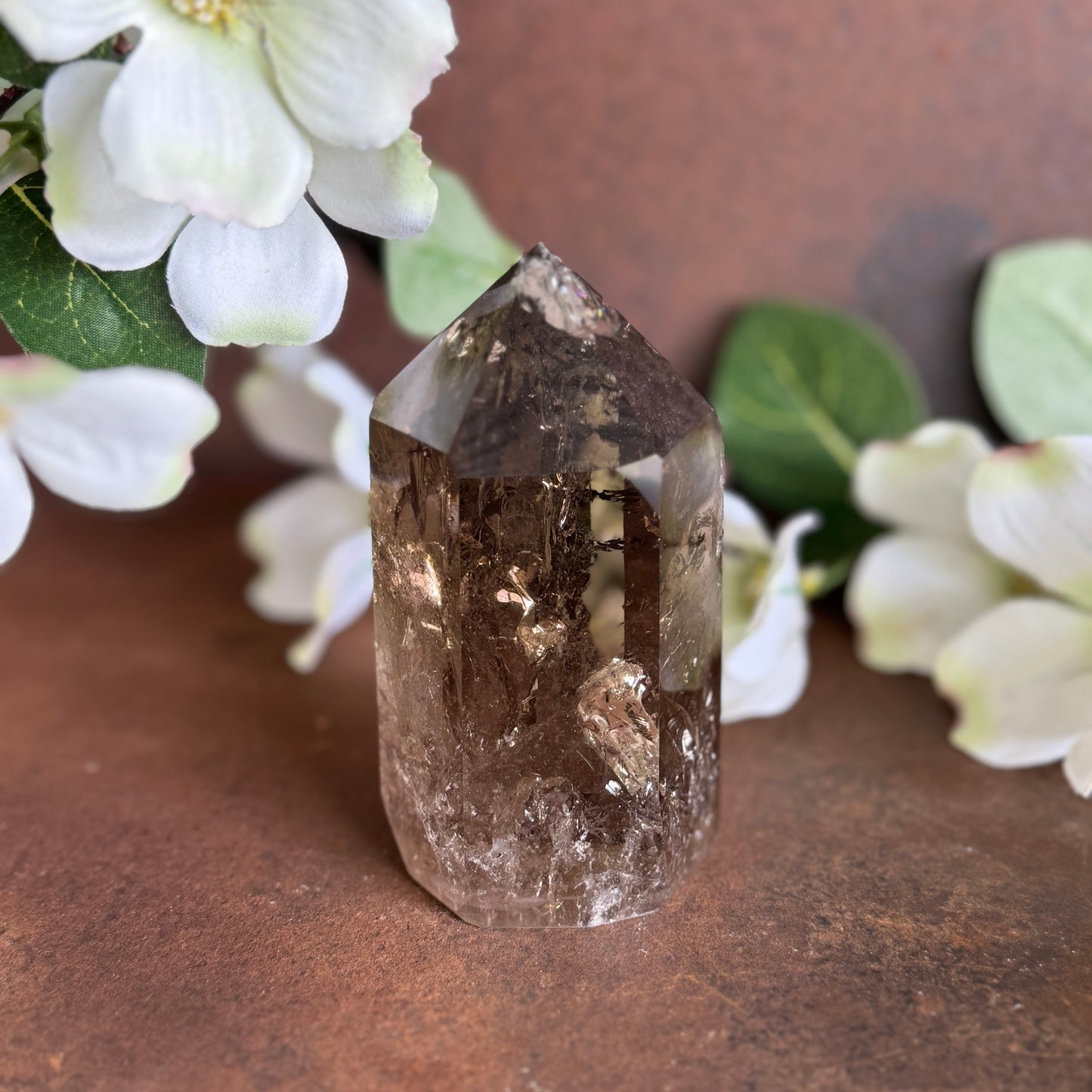Smoky Quartz Tower – Crystal of Grounding, Protection & Emotional Healing