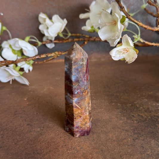 Pietersite Crystal Tower – Spiritual Healing, Intuition & Higher Consciousness