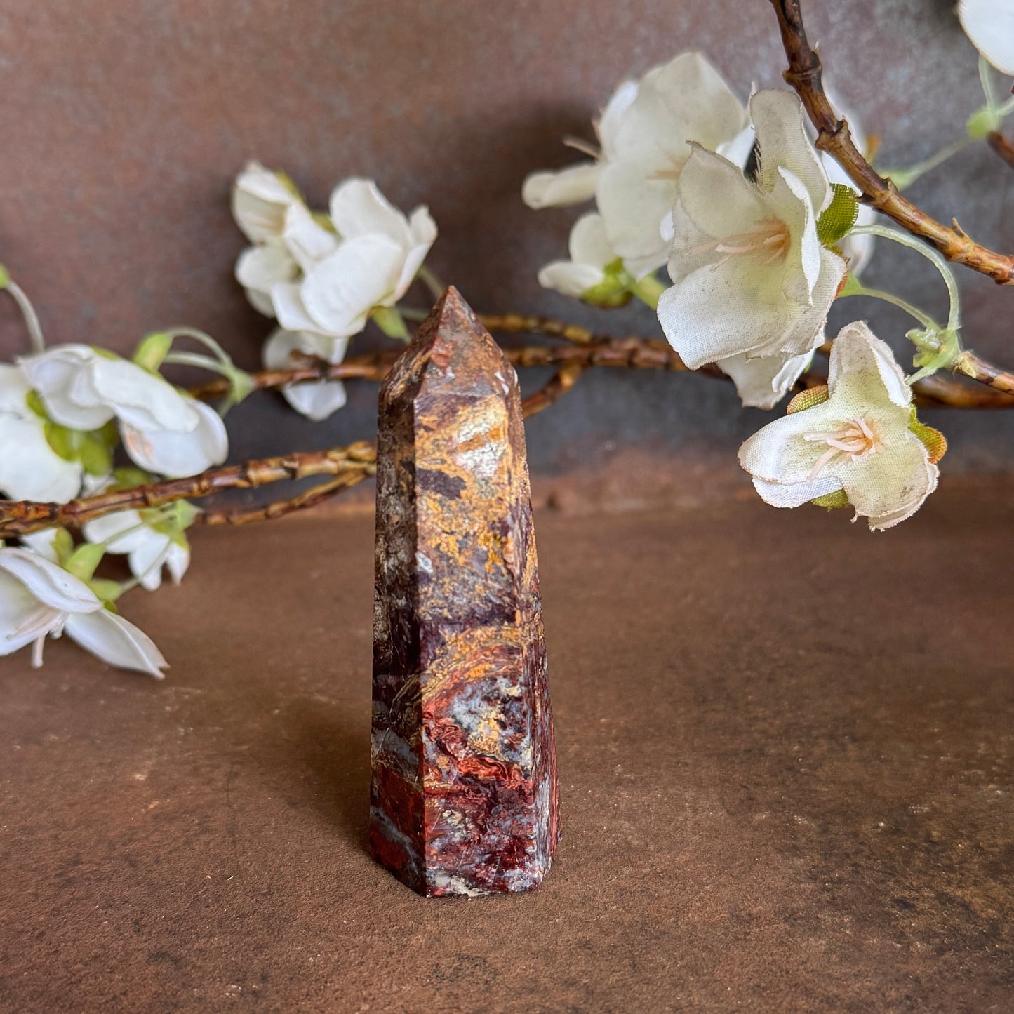 Pietersite Crystal Tower – Spiritual Healing, Intuition & Higher Consciousness