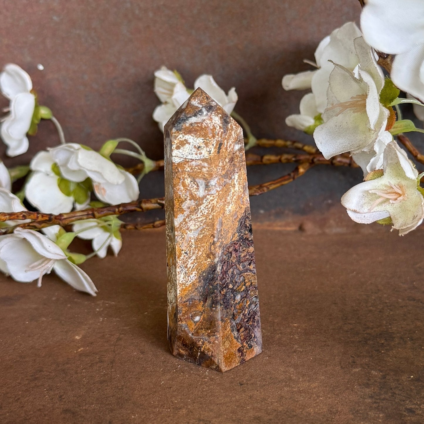 Pietersite Crystal Tower – Spiritual Healing, Intuition & Higher Consciousness