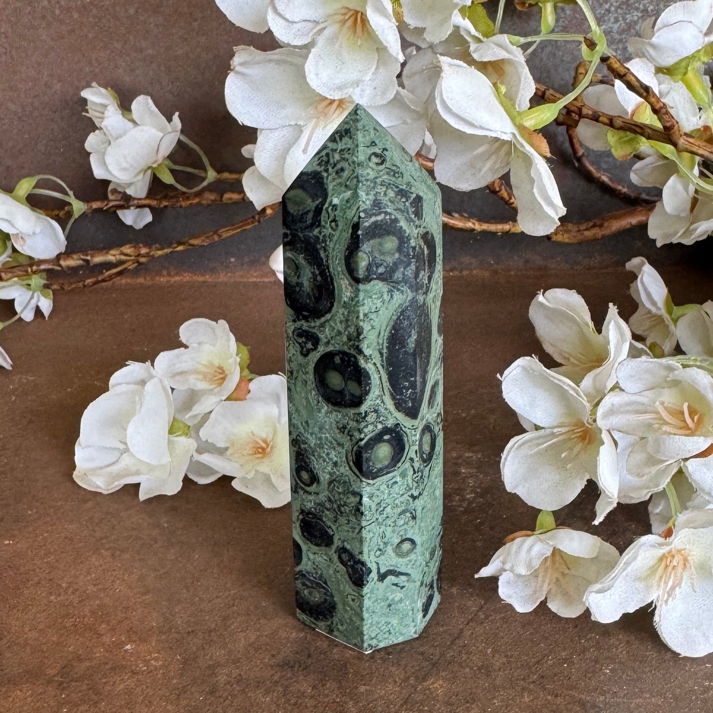 Kambaba Jasper Crystal Towers – Grounding, Spiritual Healing & Energy Protection