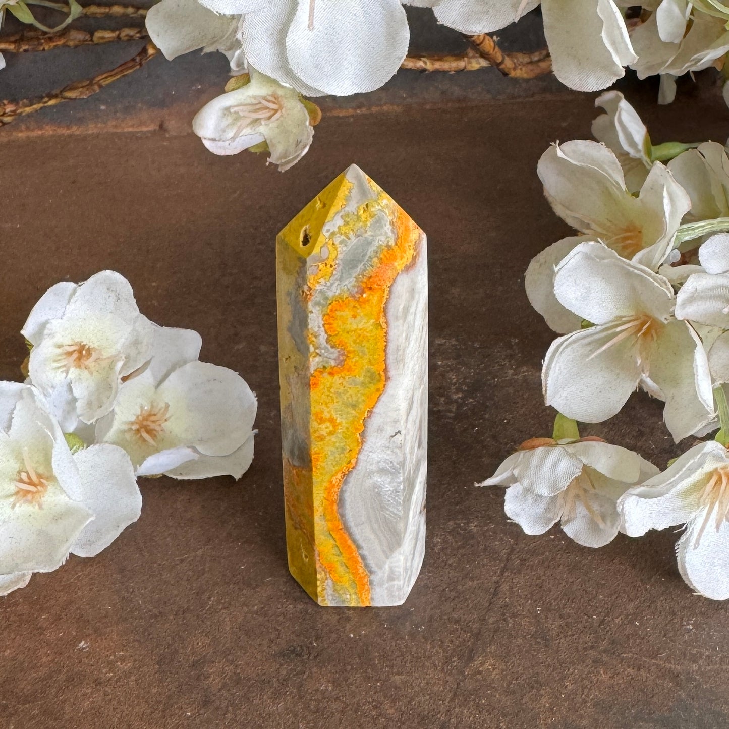 Bumblebee Jasper Tower – Confidence, Creativity & Spiritual Protection