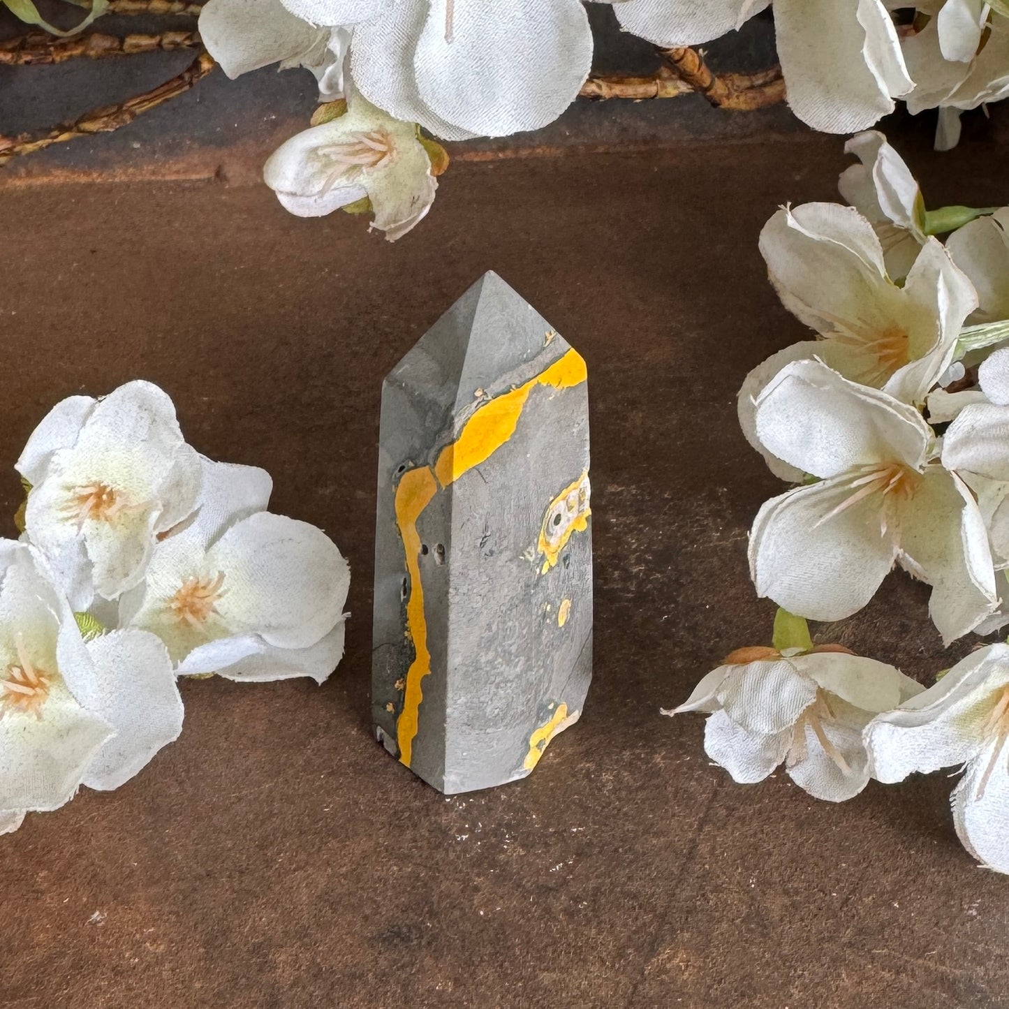 Bumblebee Jasper Tower – Confidence, Creativity & Spiritual Protection