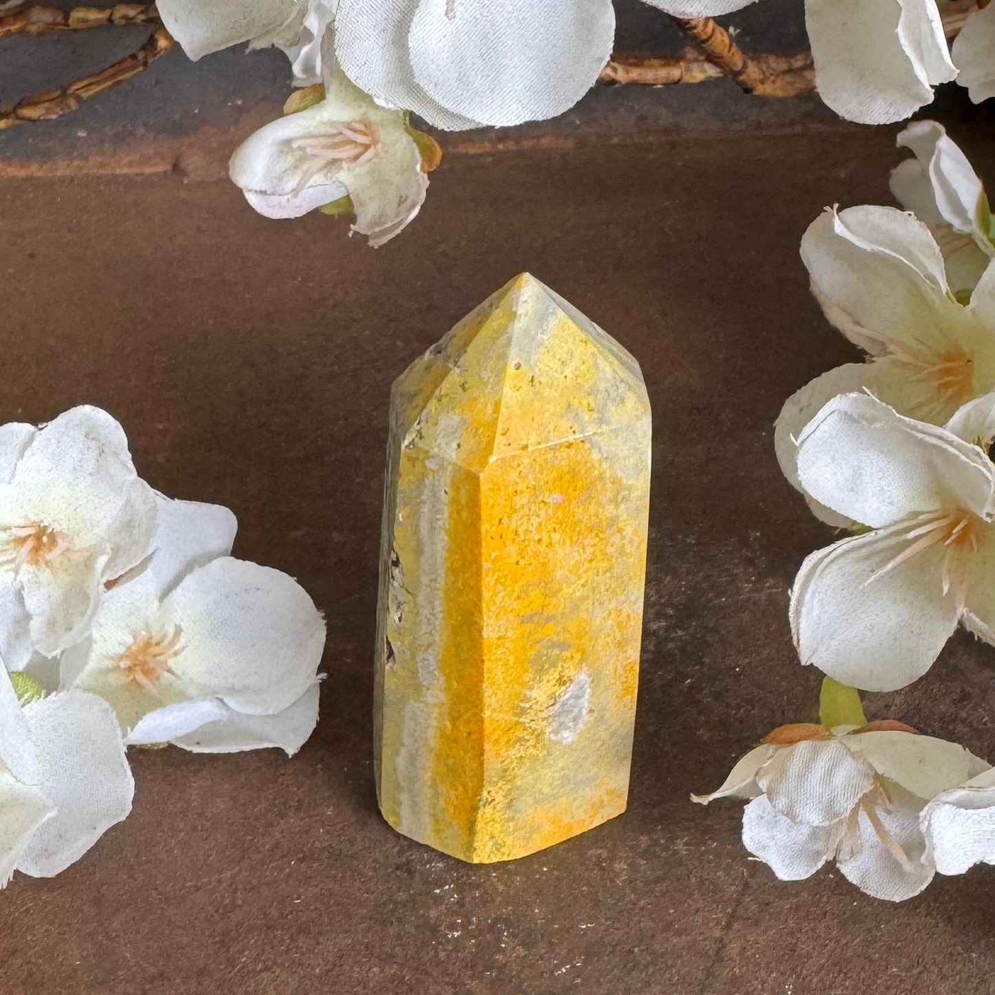 Bumblebee Jasper Tower – Confidence, Creativity & Spiritual Protection