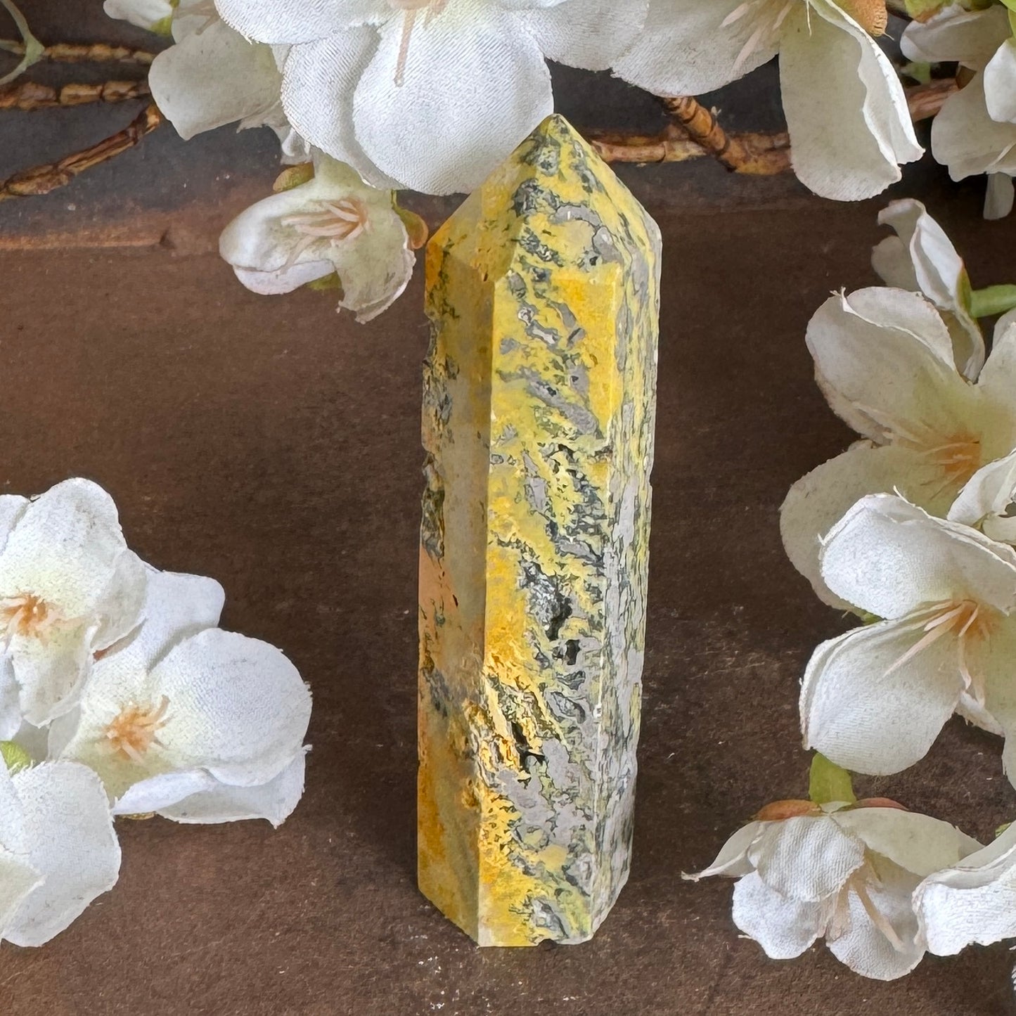 Bumblebee Jasper Tower – Confidence, Creativity & Spiritual Protection