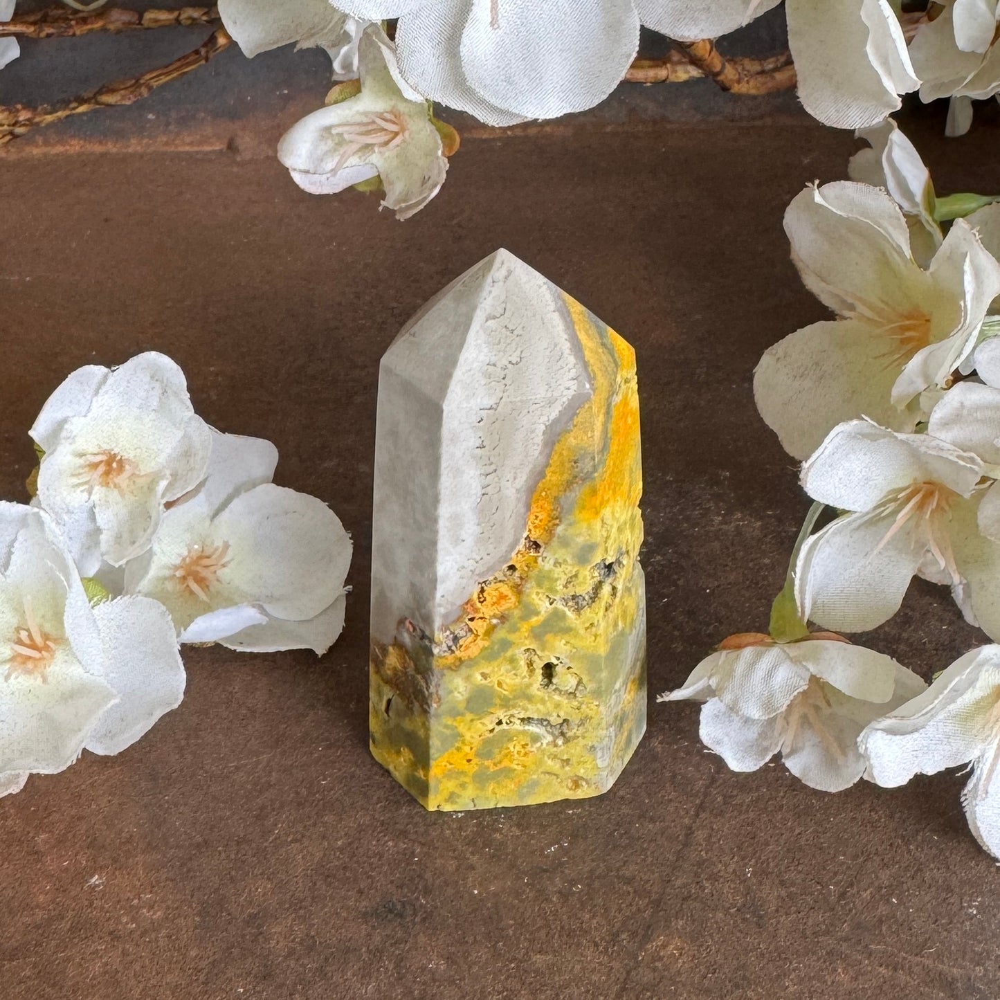 Bumblebee Jasper Tower – Confidence, Creativity & Spiritual Protection