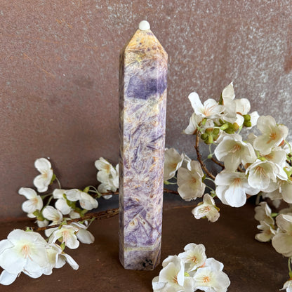 Tiffany Stone Tower – The Ultimate Crystal for Clarity, Emotional Healing & Spiritual Growth