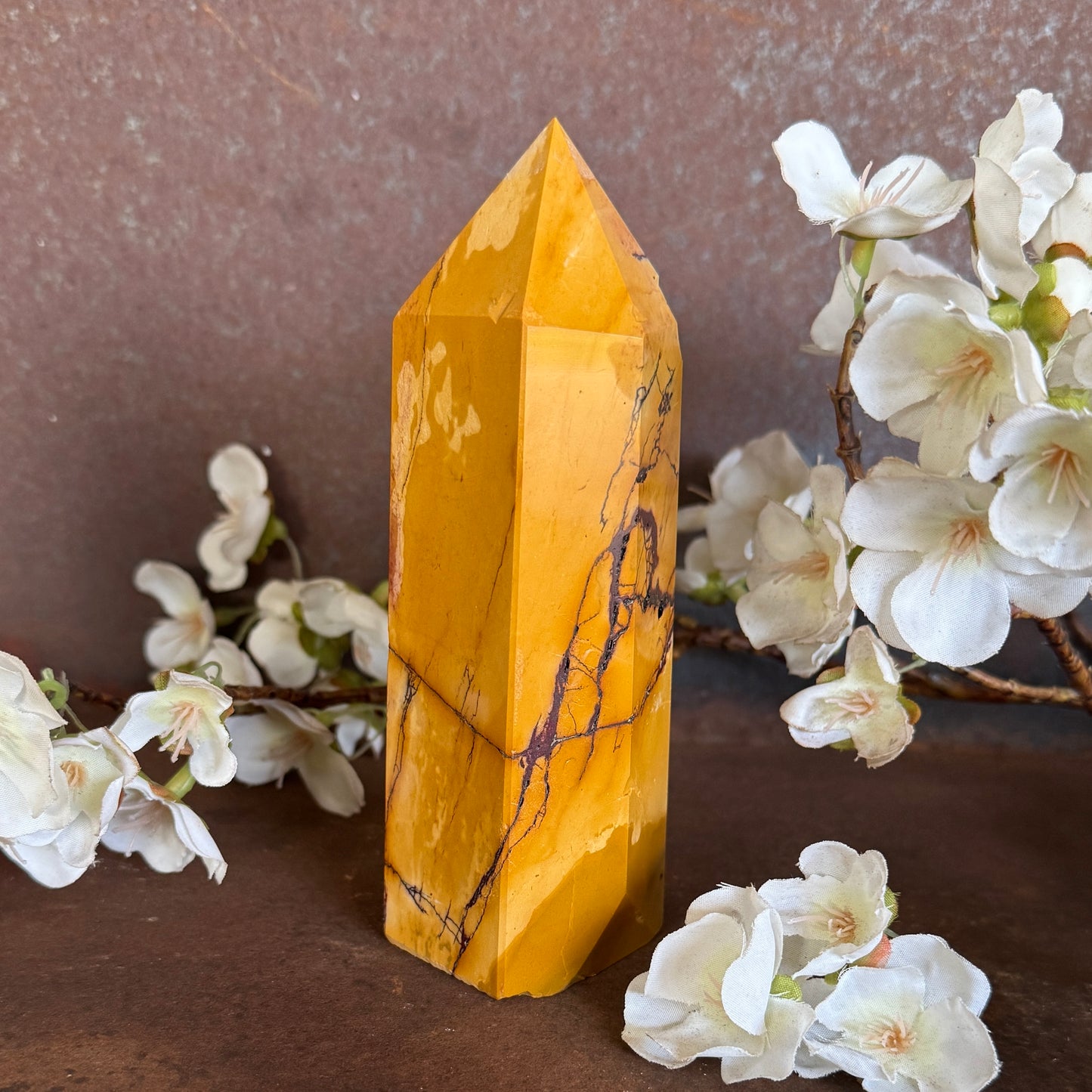 Mookaite Crystal Tower – Grounding, Vitality & Spiritual Transformation