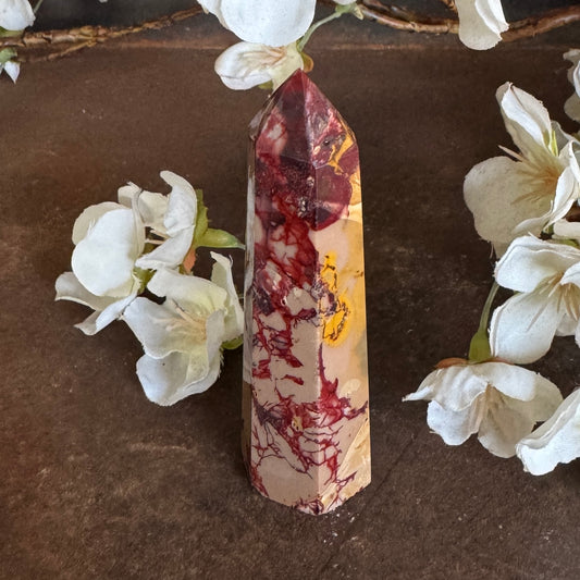 Mookaite Crystal Tower – Grounding, Vitality & Spiritual Transformation