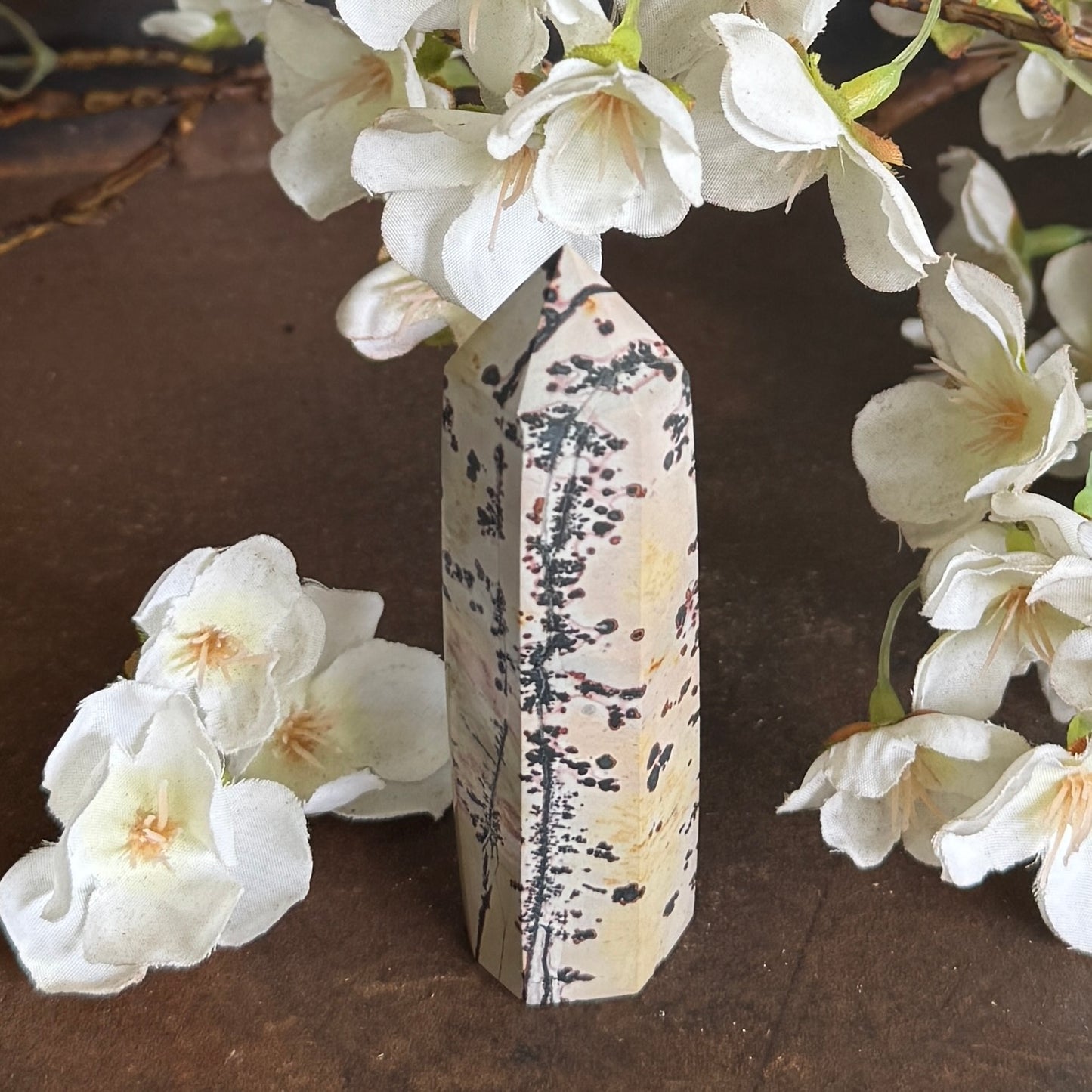 Dendritic Agate Crystal Towers – Grounding, Growth & Spiritual Renewal