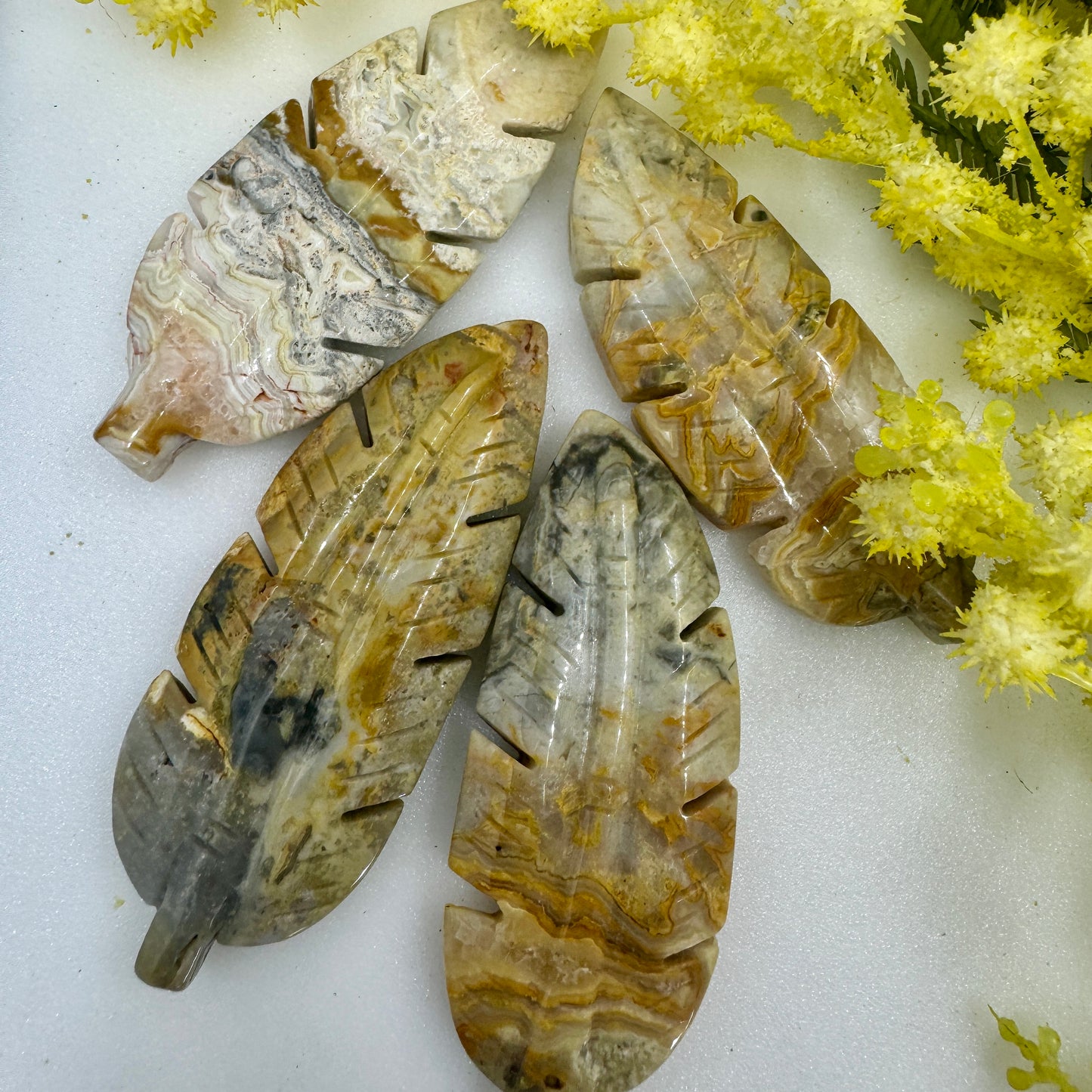 Feather Crystal Carving