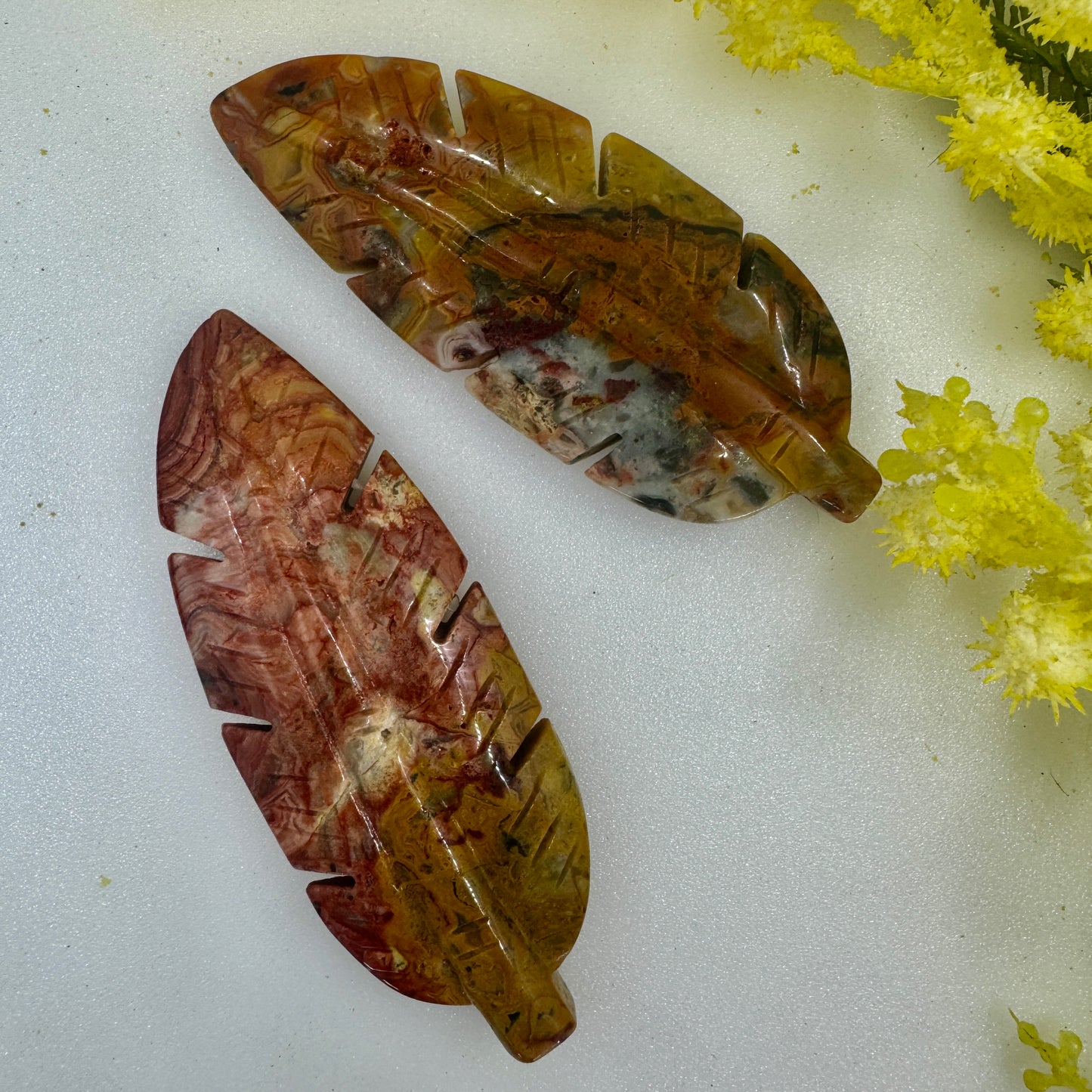 Feather Crystal Carving