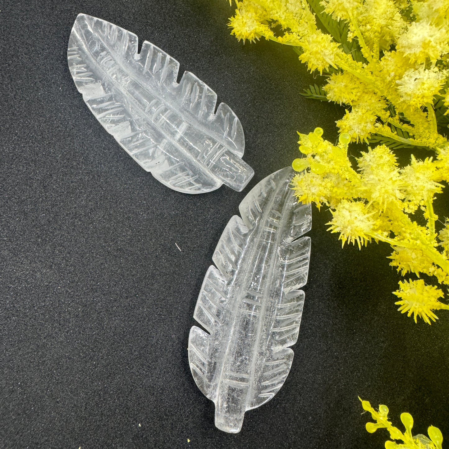 Feather Crystal Carving