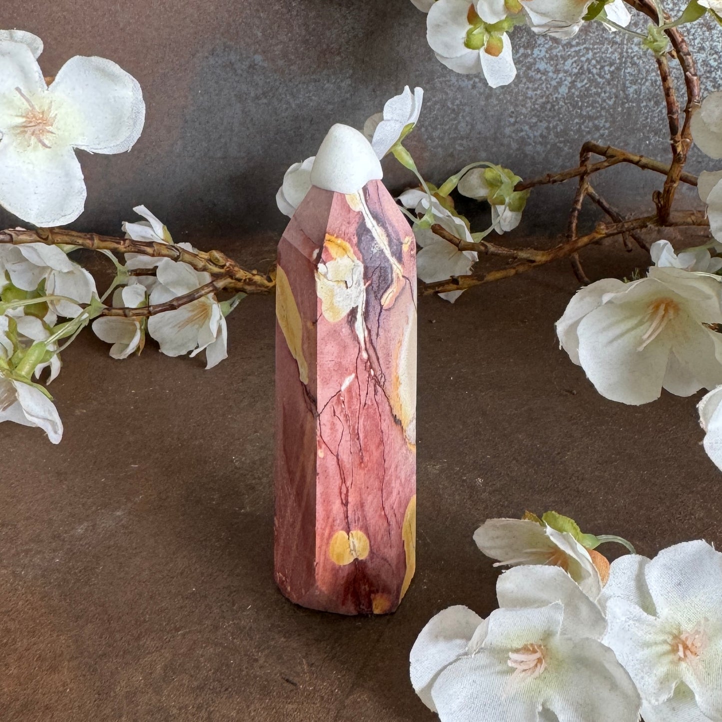 Mookaite Crystal Tower – Australian Grounding, Strength & Spiritual Healing