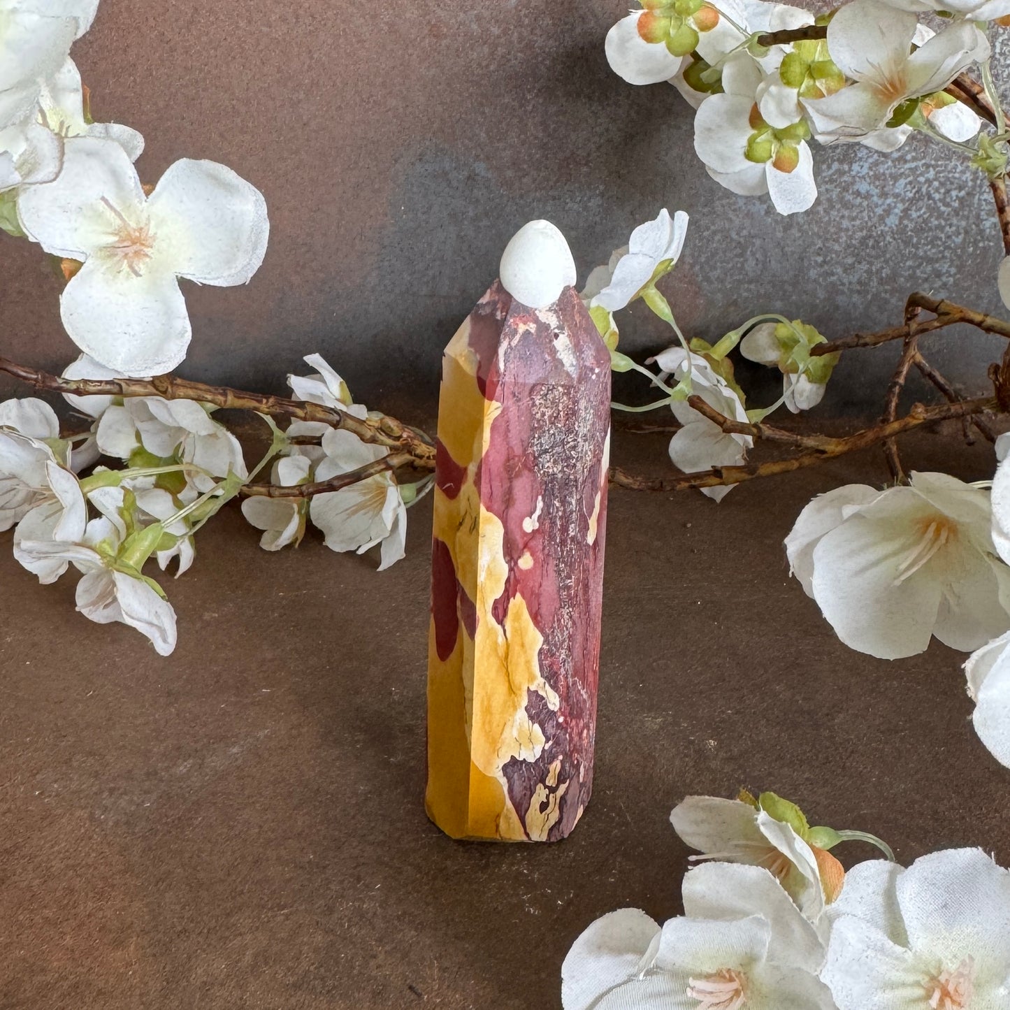 Mookaite Crystal Tower – Australian Grounding, Strength & Spiritual Healing