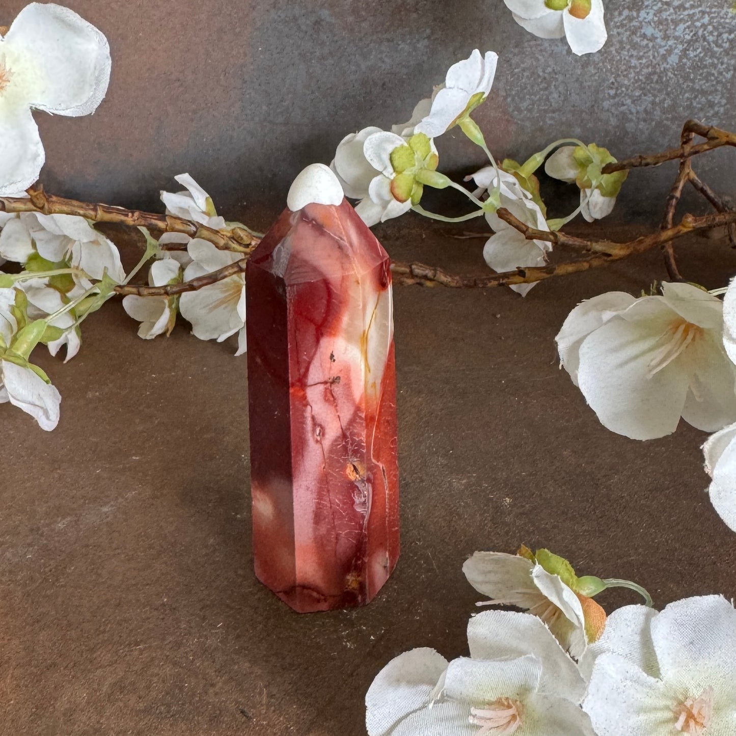 Mookaite Crystal Tower – Australian Grounding, Strength & Spiritual Healing