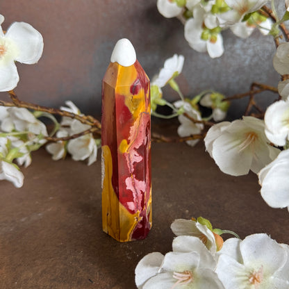 Mookaite Crystal Tower – Australian Grounding, Strength & Spiritual Healing