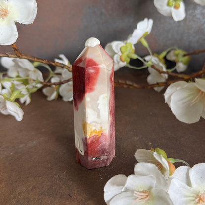Mookaite Crystal Tower – Australian Grounding, Strength & Spiritual Healing