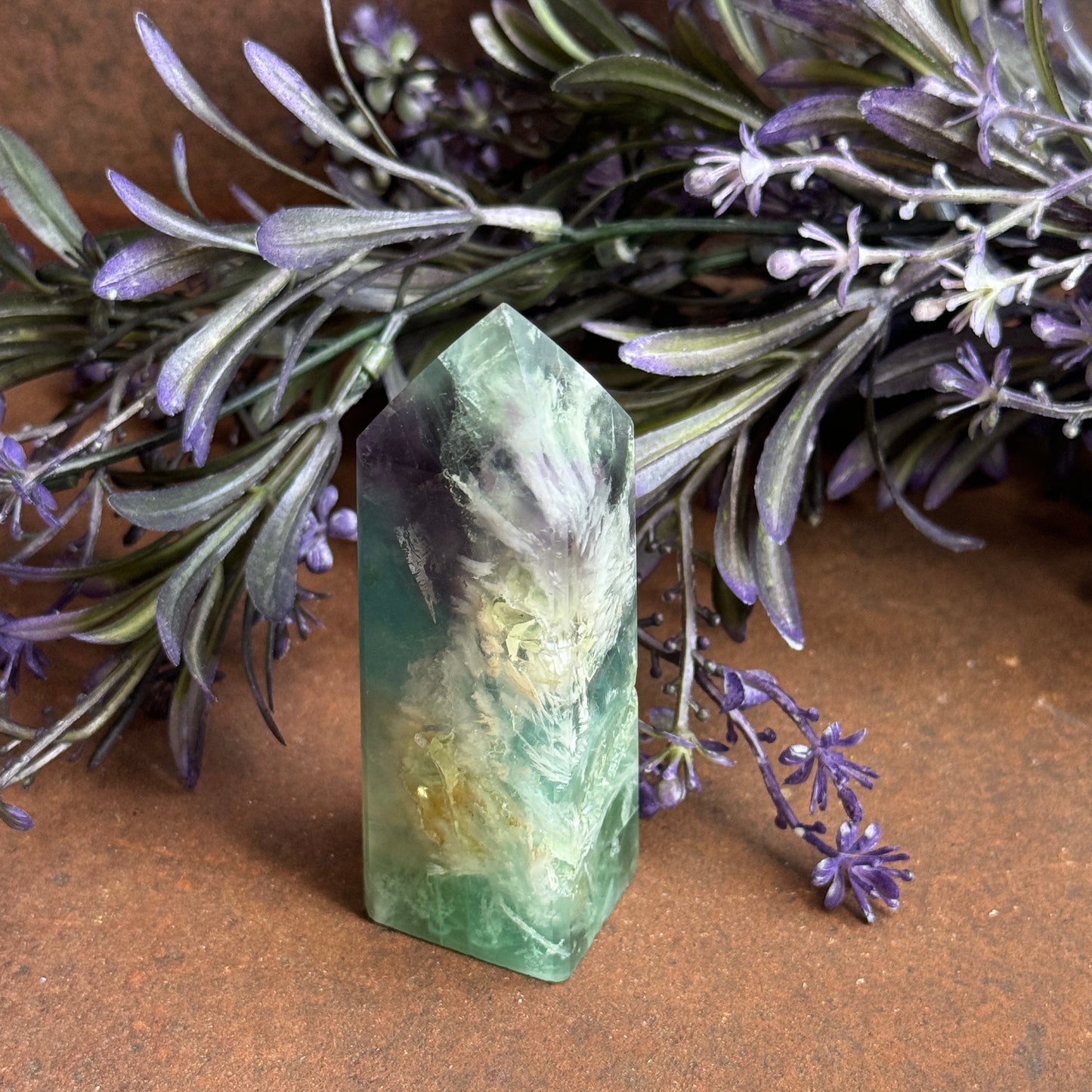 Feather Fluorite Tower