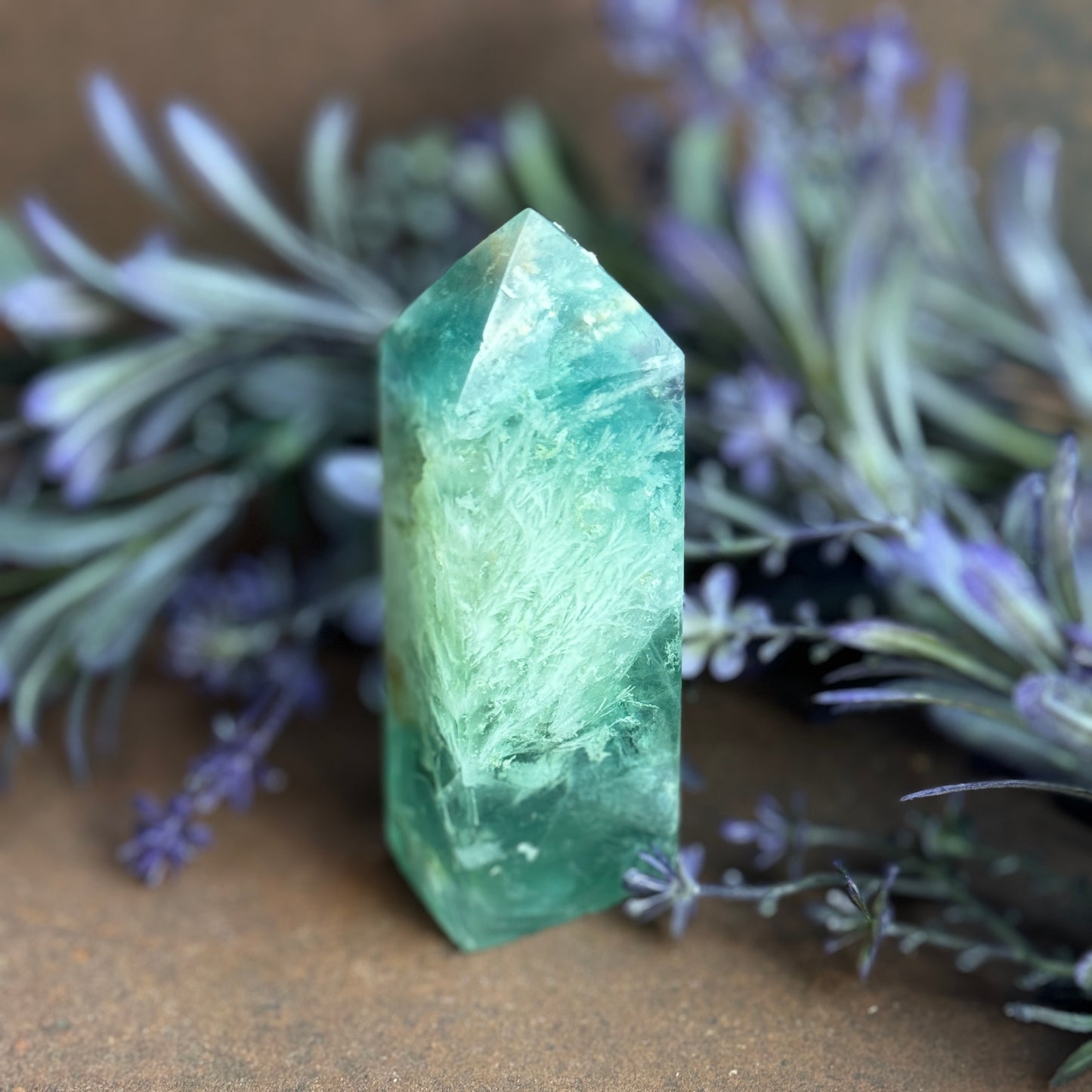 Feather Fluorite Tower