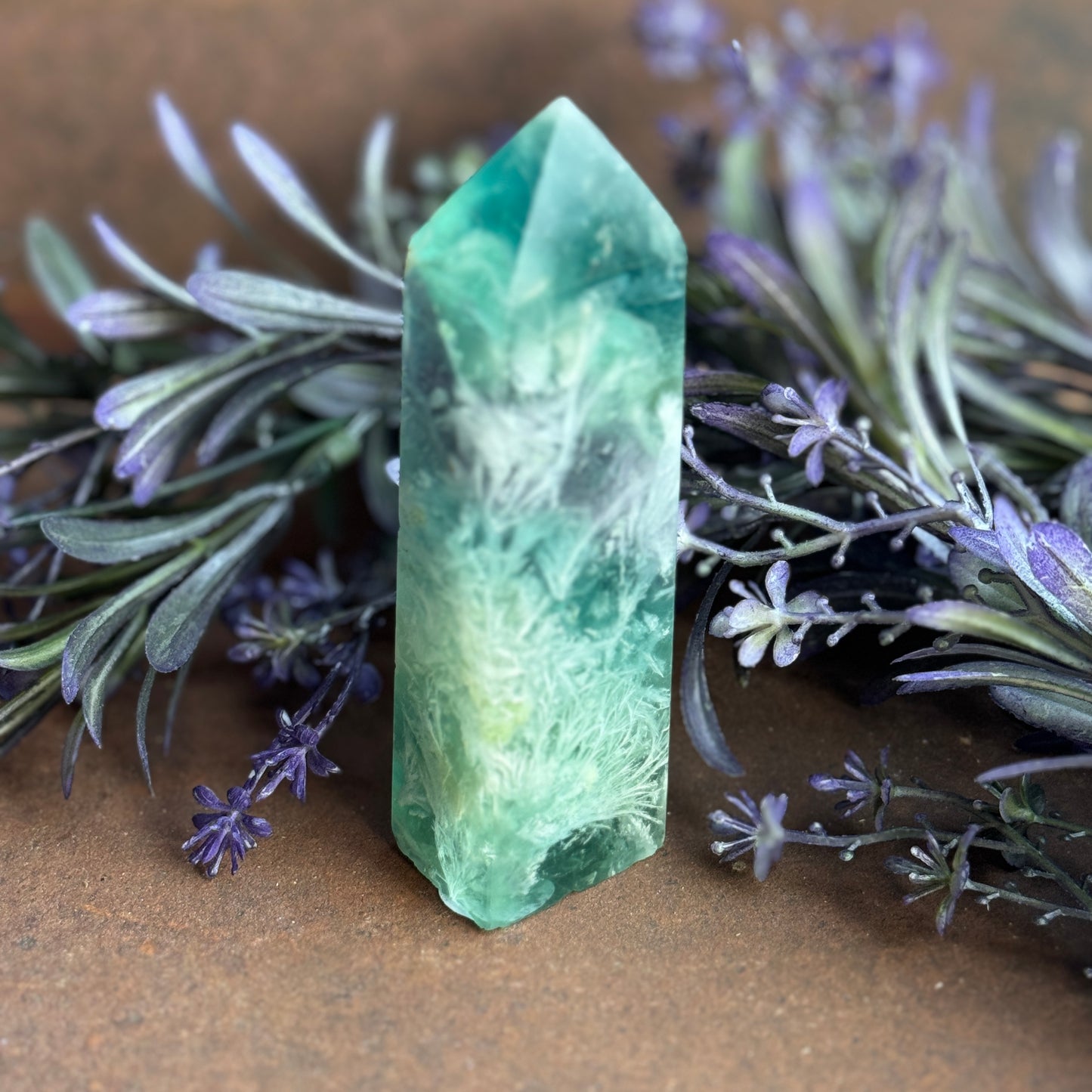 Feather Fluorite Tower