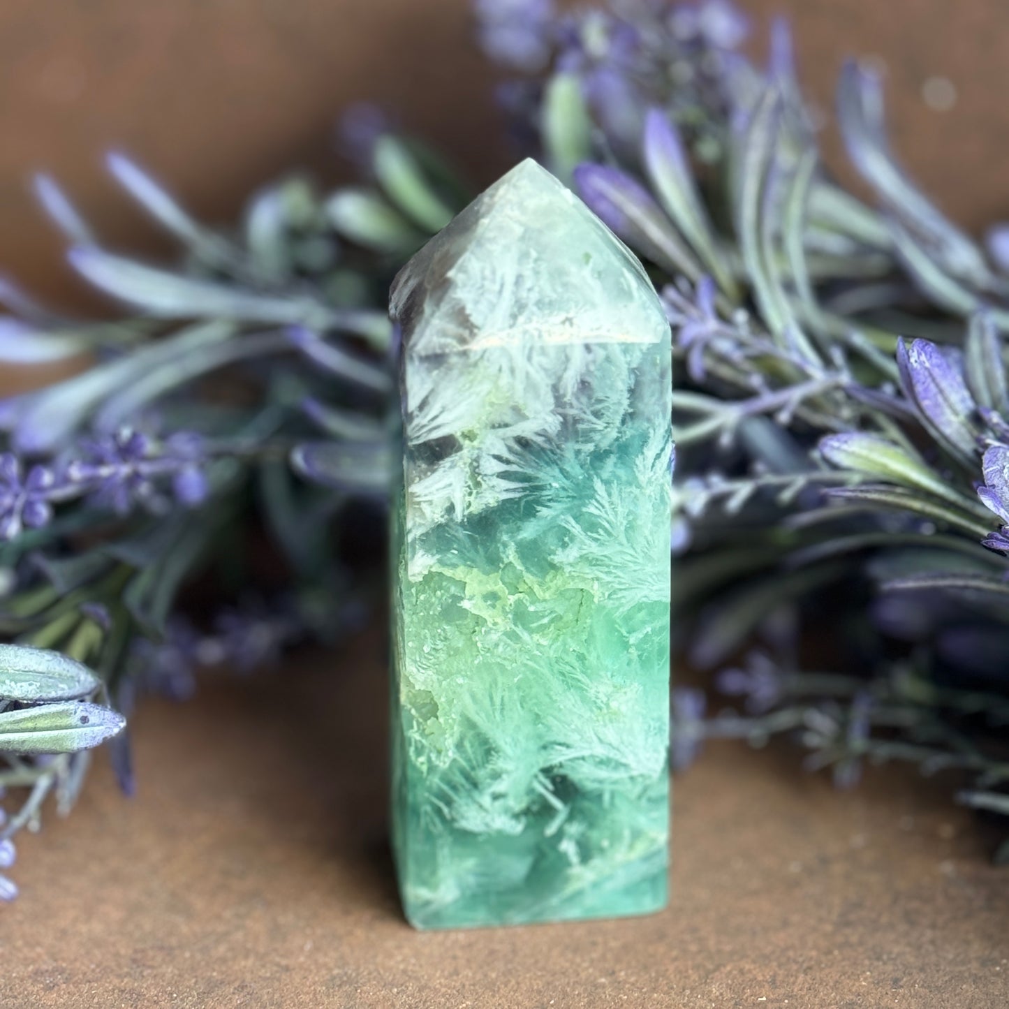 Feather Fluorite Tower