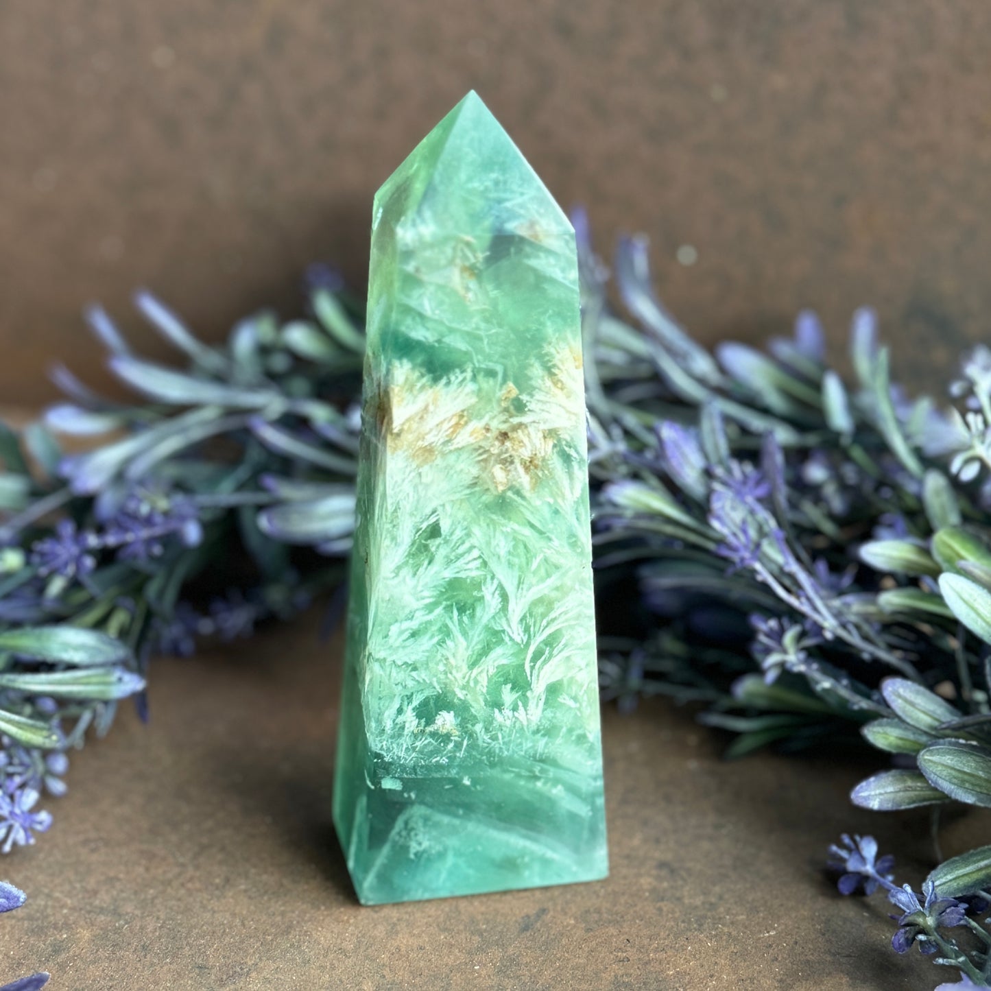 Feather Fluorite Tower