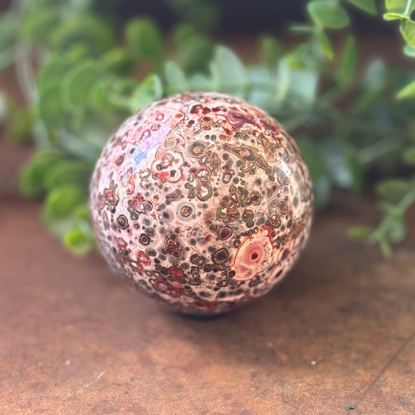 Leopard Print Jasper Sphere