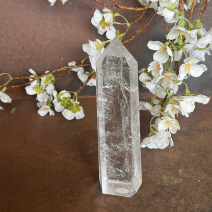Clear Quartz Crystal Tower – Master Healer for Clarity, Energy & Spiritual Awakening
