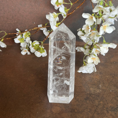 Clear Quartz Crystal Tower – Master Healer for Clarity, Energy & Spiritual Awakening