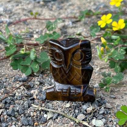 Owl Crystal Carving 5cm