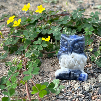 Owl Crystal Carving 5cm