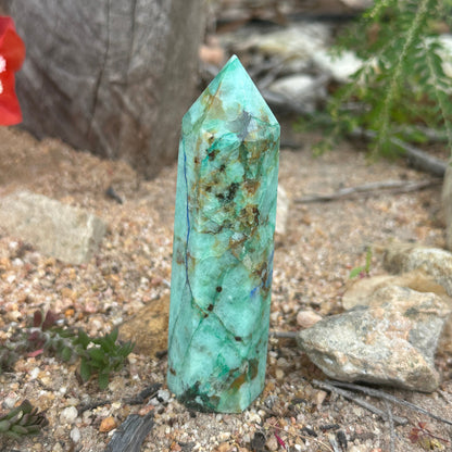 Phoenix Stone Crystal Tower – Rebirth, Healing & Spiritual Transformation