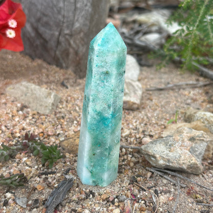Phoenix Stone Crystal Tower – Rebirth, Healing & Spiritual Transformation