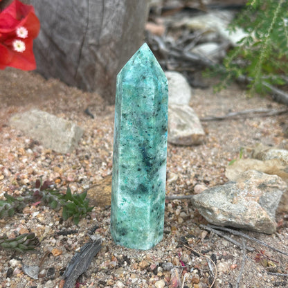 Phoenix Stone Crystal Tower – Rebirth, Healing & Spiritual Transformation